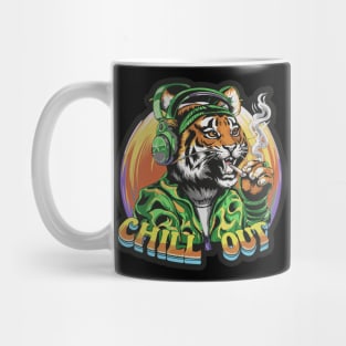 Jungle Rhythms: Stylish Hip-Hop Tiger Mug